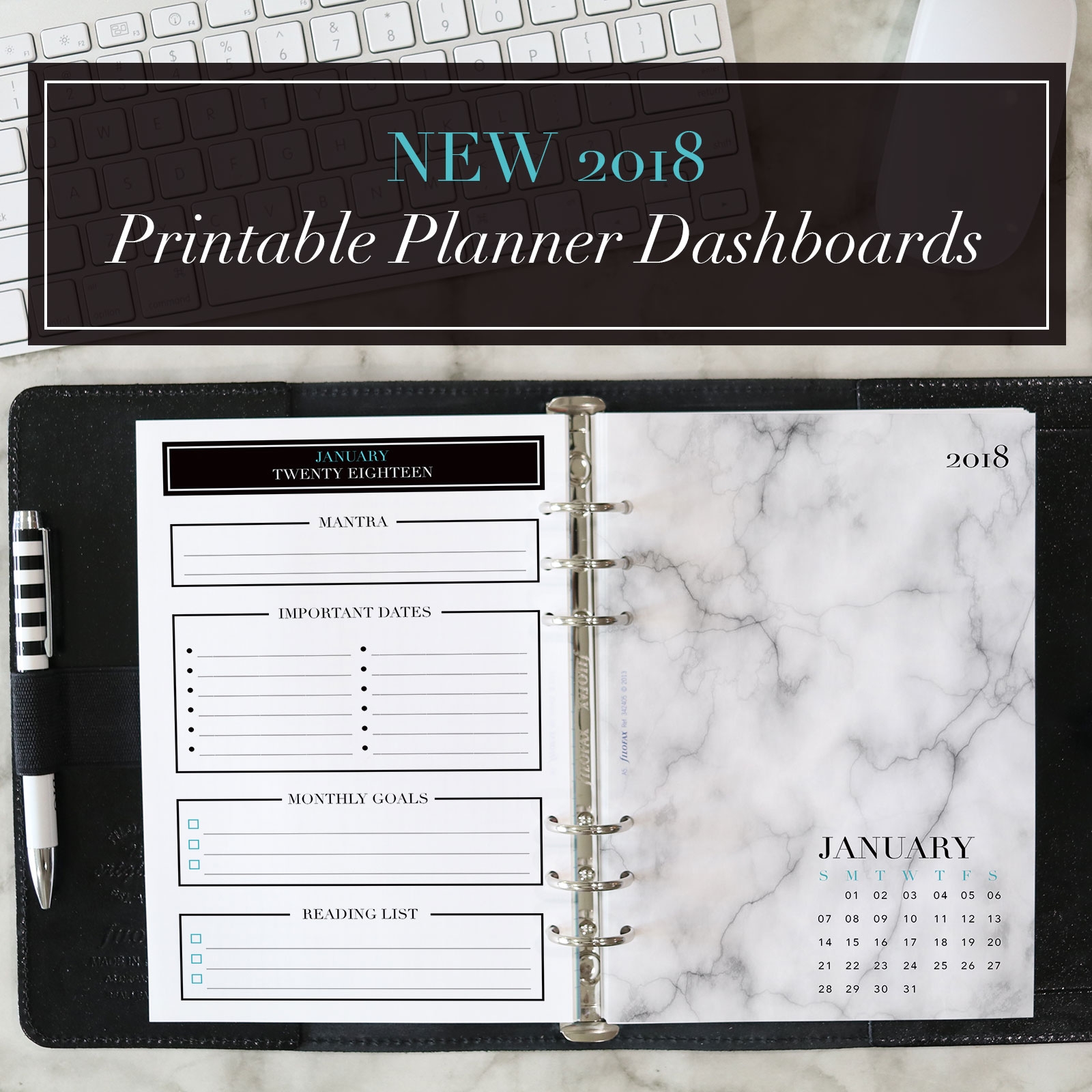 January FREE Planner Printables And Tech Wallpapers Are Here 