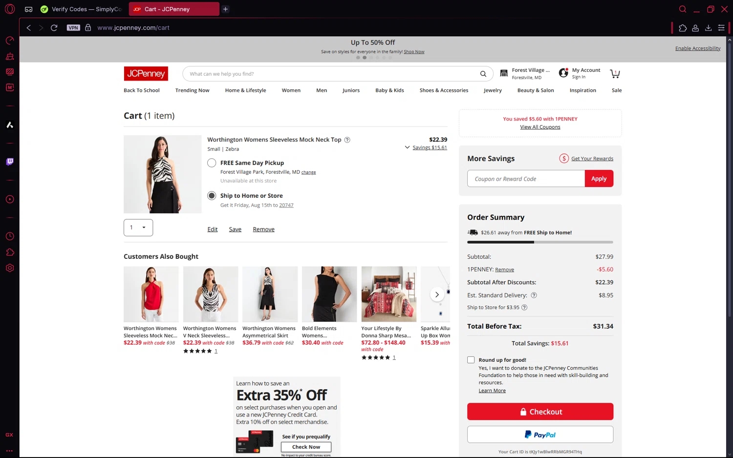 JCPenney Discount Codes 25 Off 4 Verified Aug 2025
