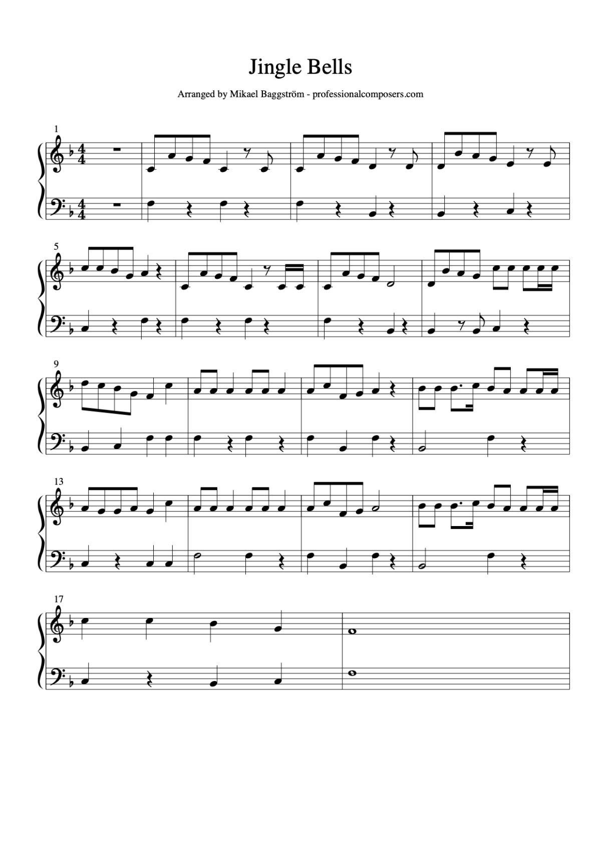 free printable sheet music