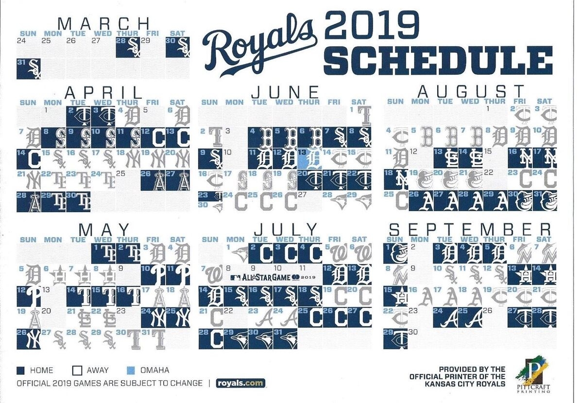 Kansas City Royals 2018 Team Photo U0026 2019 Schedule SGA 9 30 18 Perez Whit Gordon EBay