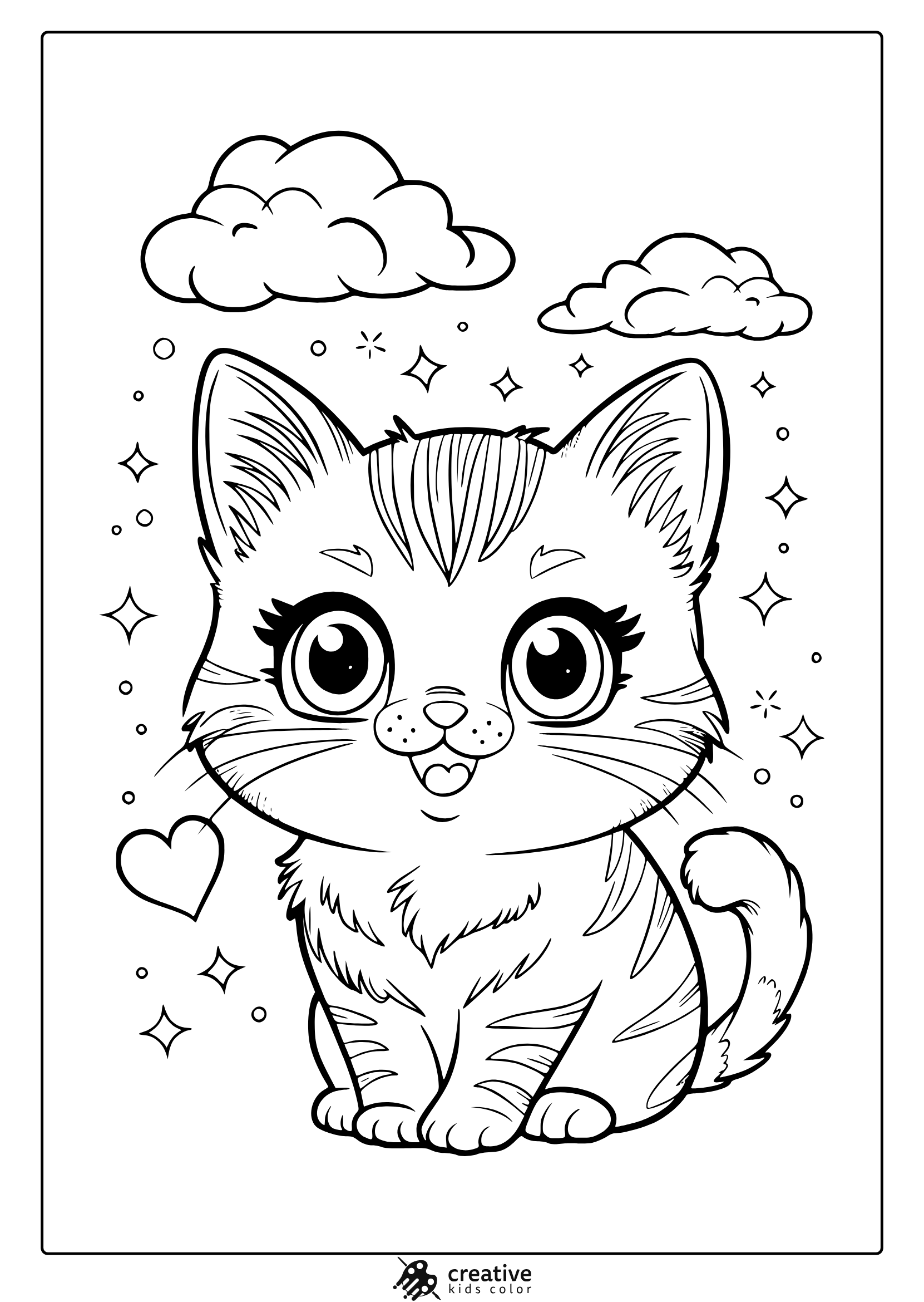 printable pictures of kawaii animals