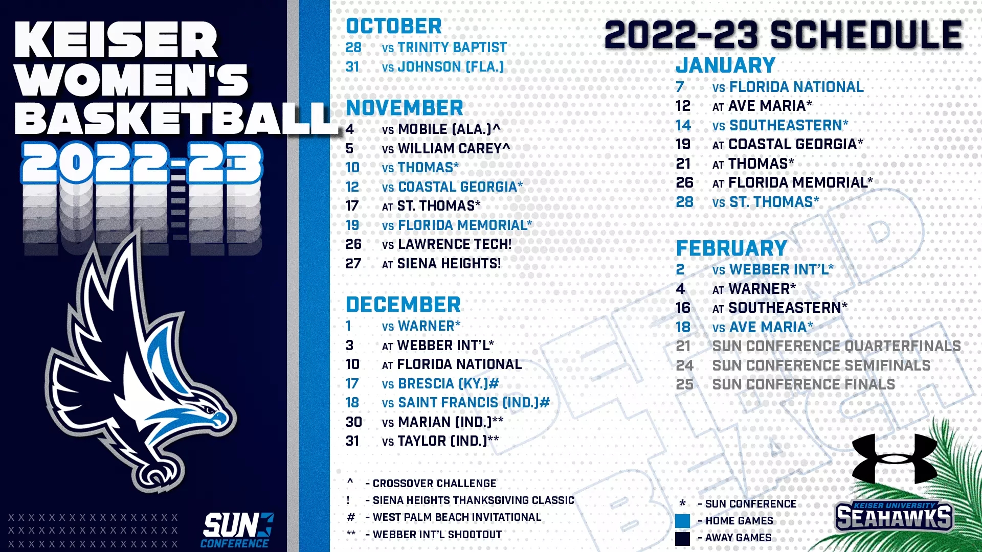 Keiser Women s Basketball Announces 2022 23 Schedule Keiser 