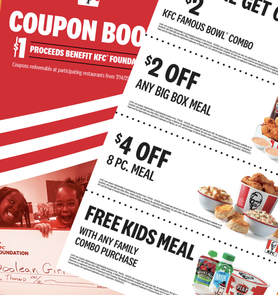 KFC Coupon Book 1