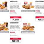 KFC New Coupons Are Out 2 Can Dine For 14 95 Chicken Worksheets Library