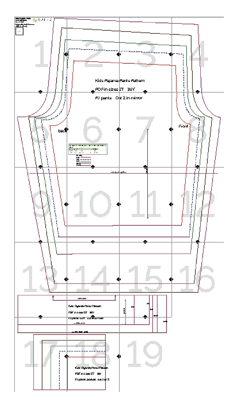 printable pajama pants pattern