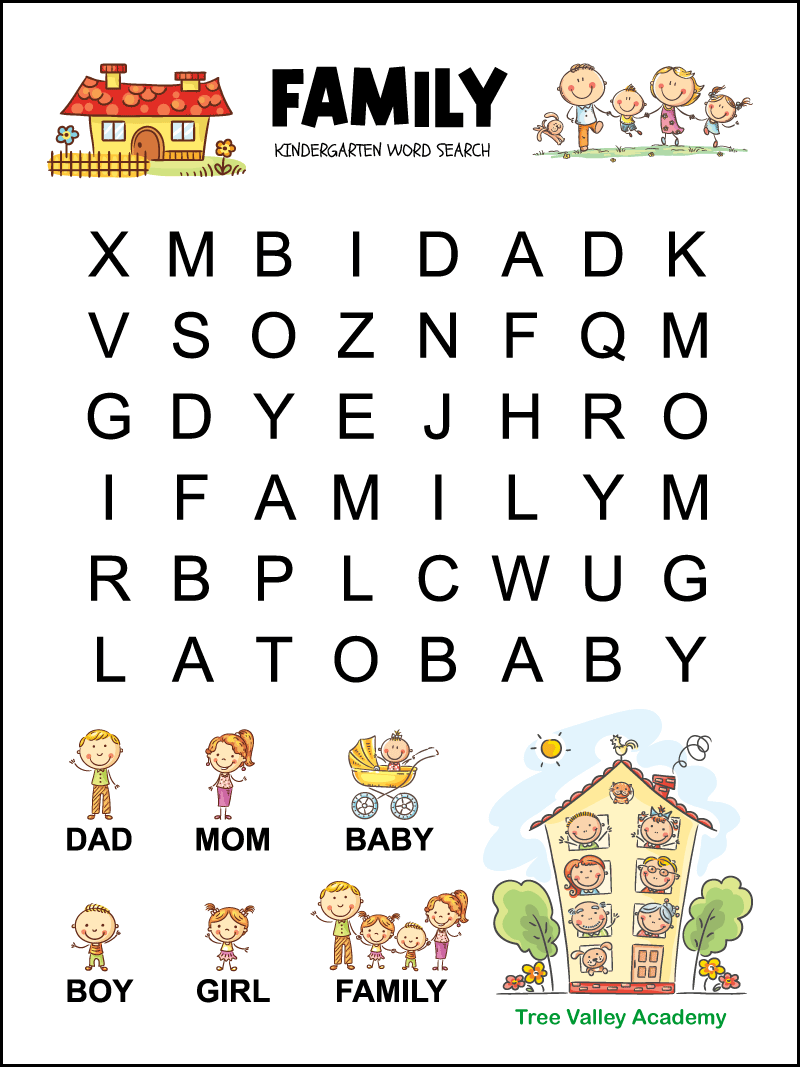 printable word searches for kids