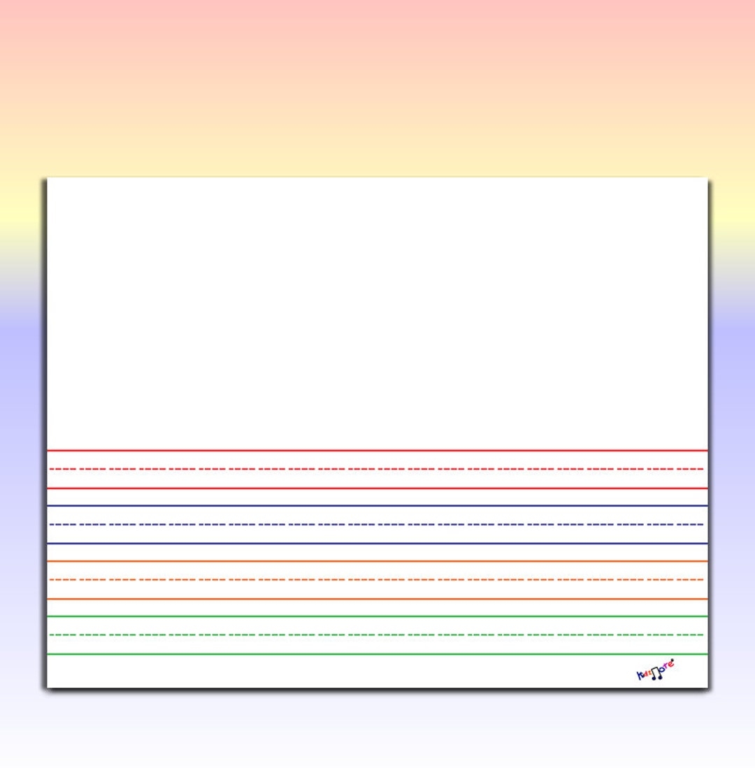 printable writing paper for preschool