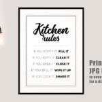 Kitchen Rules Printable 1183904