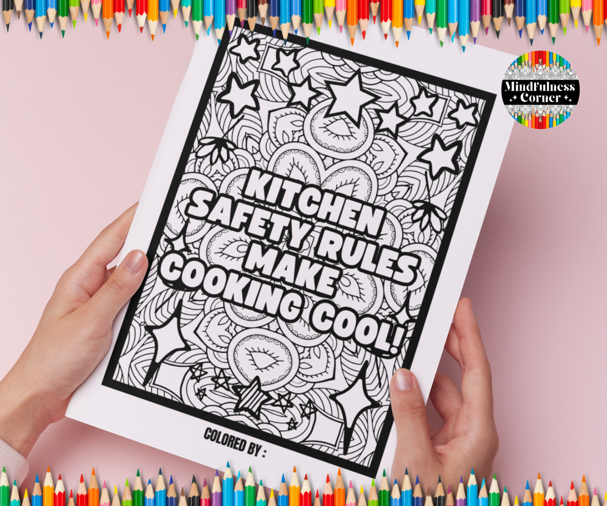 Kitchen Safety Class Decor Coloring Pages Mindfulness And Relaxing Sheets No Prep Made By Teachers Kitchen Safety Class Decor Coloring Pages Mindfulness And Relaxing Sheets No Prep Made By Teachers