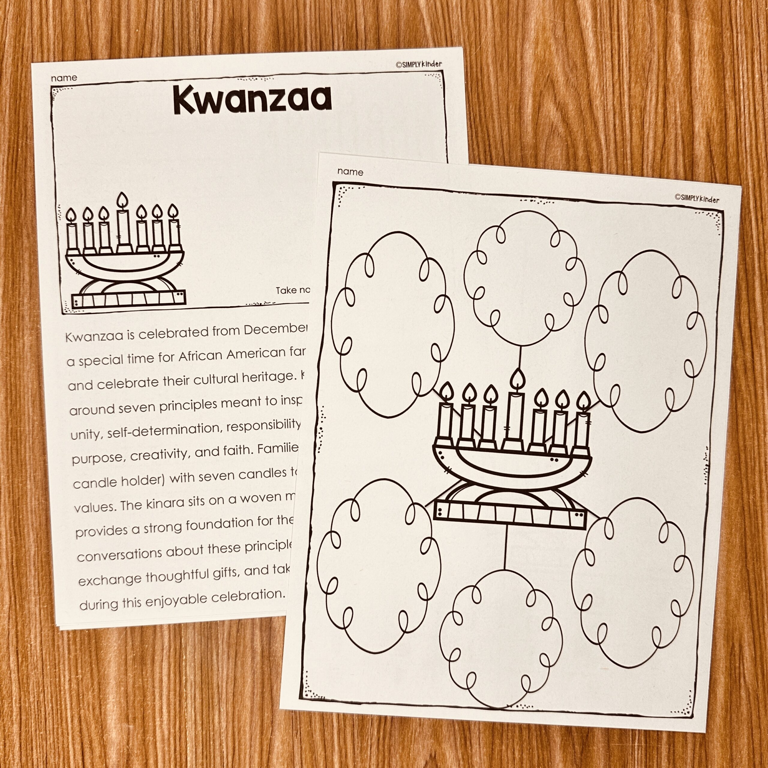 kwanzaa printable info sheet