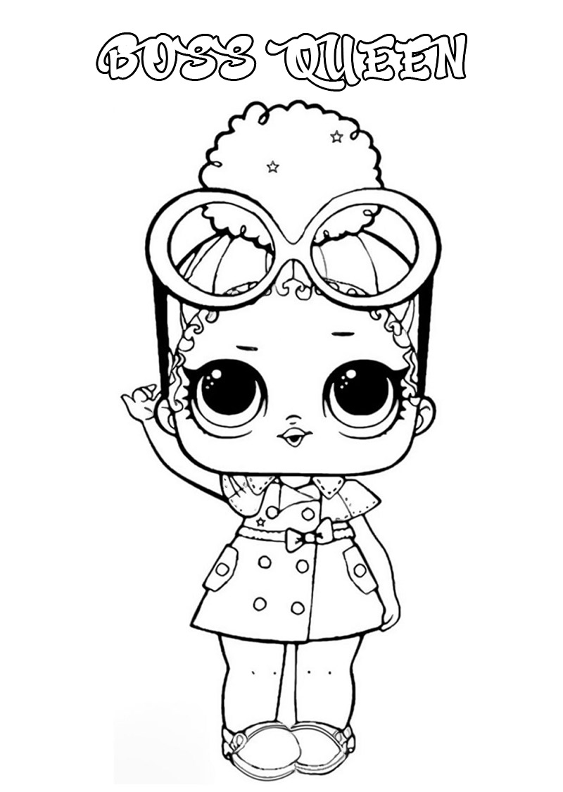 free printable lol surprise dolls coloring pages