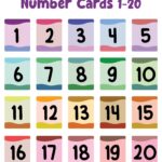 Large Number Cards 1 20 10 Free PDF Printables Printablee