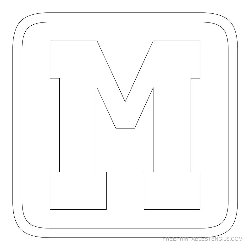 Large Printable Letters