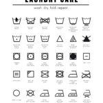 Laundry Symbols Printable Sew Woodsy