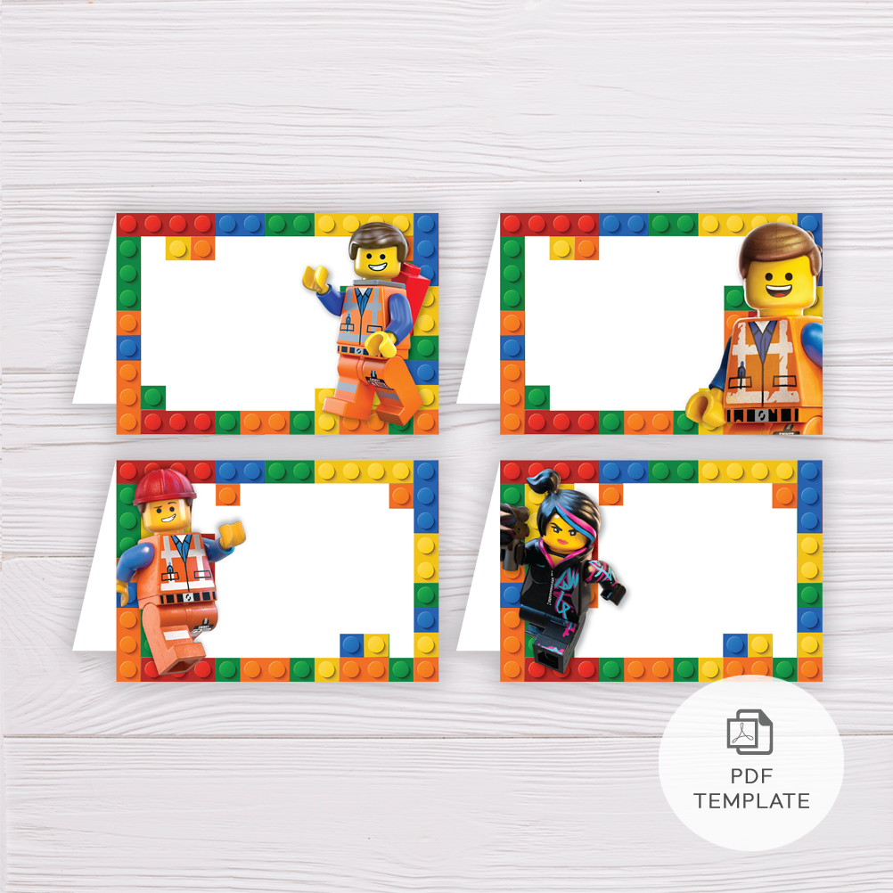free printable lego labels