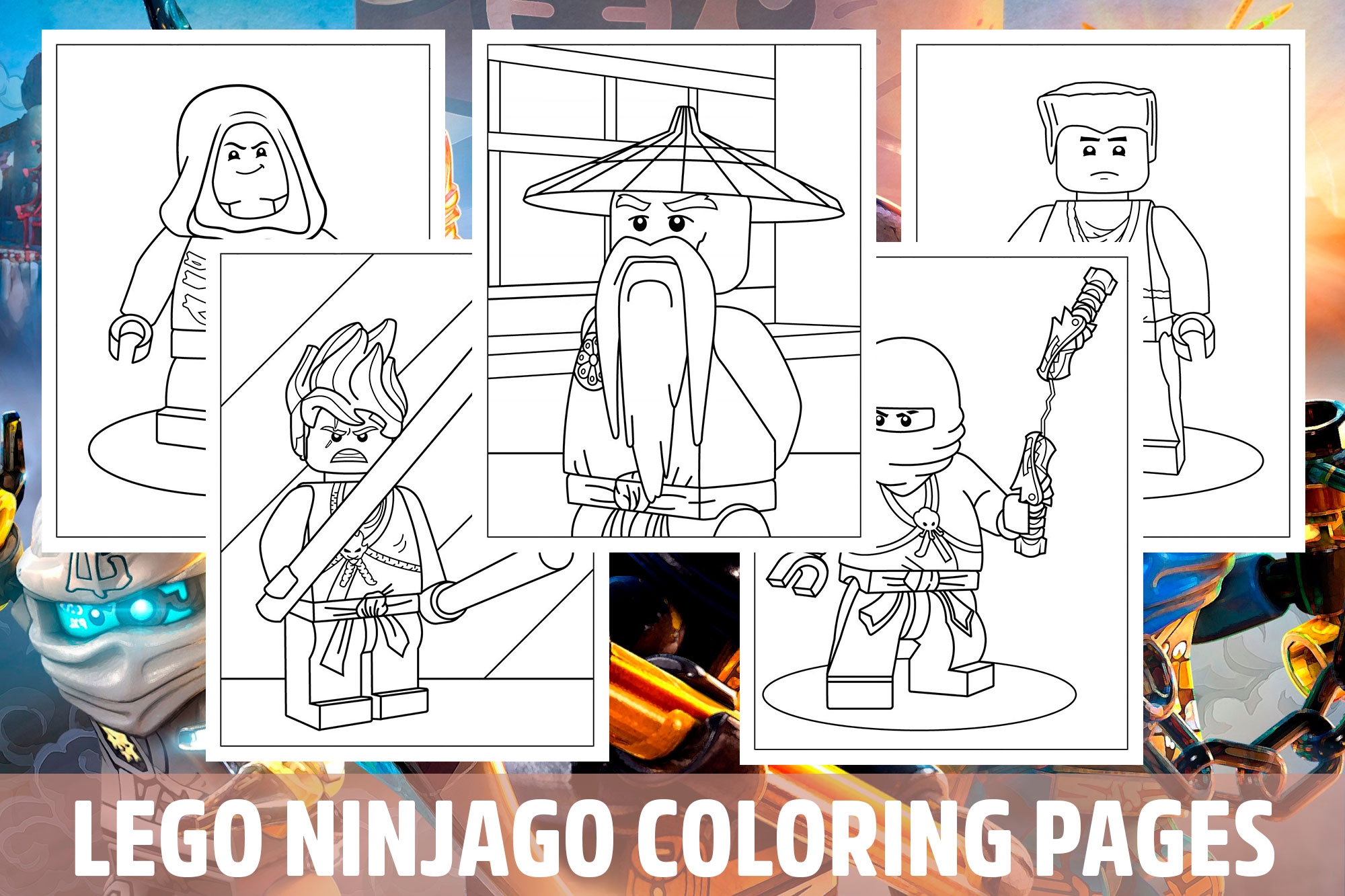 printable ninjago coloring pages