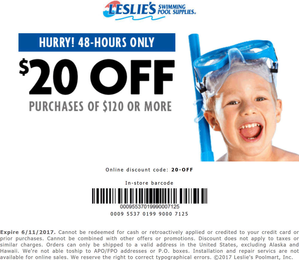 Leslies Pool Memorial Day Sale