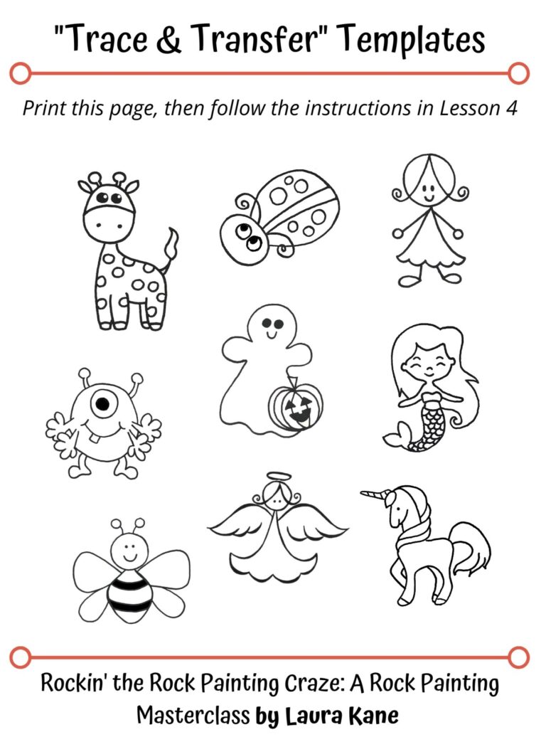 LESSON 4 The Trace U0026 Transfer Technique Alleluia Rocks