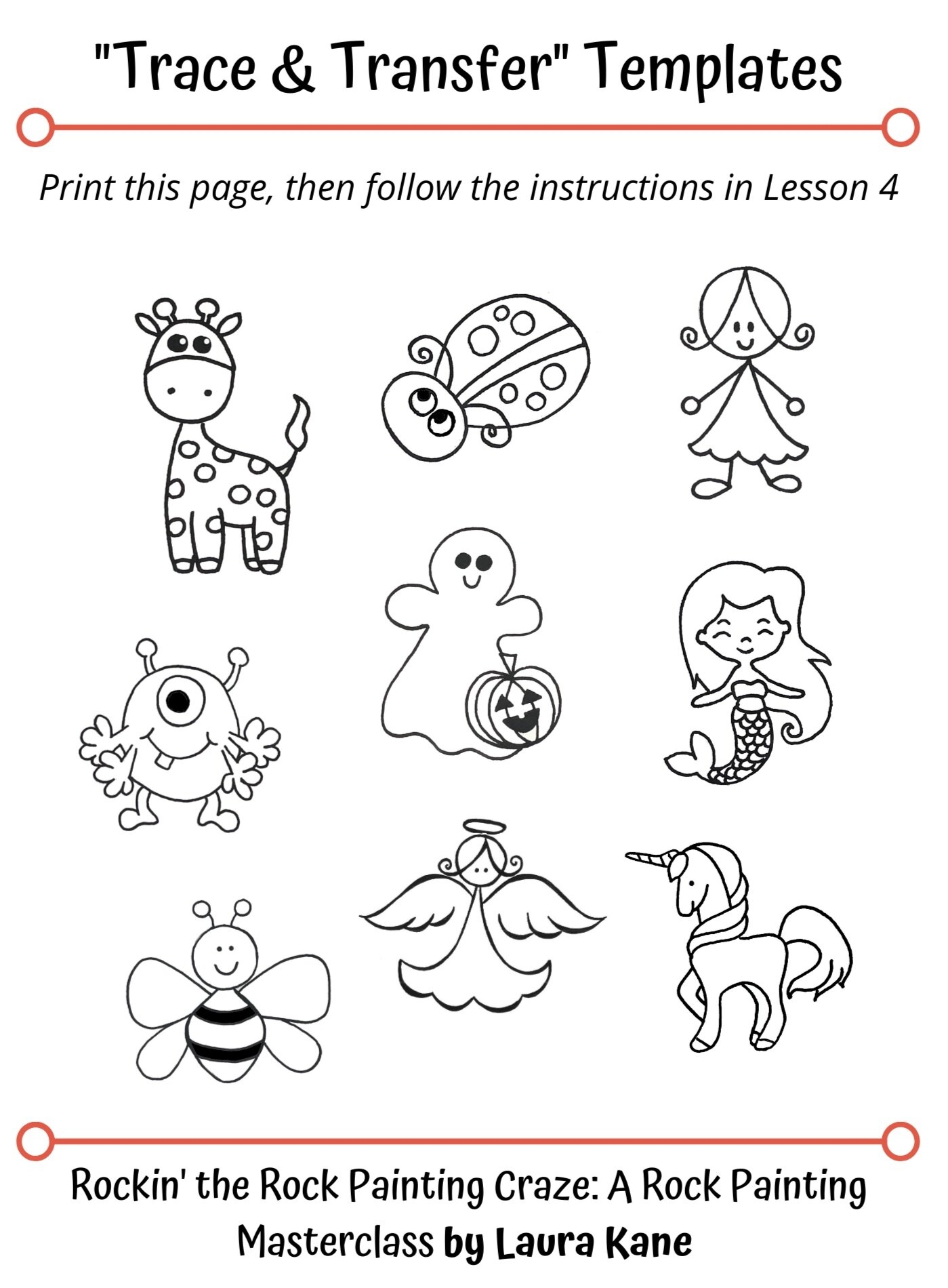 LESSON 4 The Trace U0026 Transfer Technique Alleluia Rocks LESSON 4 The Trace U0026 Transfer Technique Alleluia Rocks