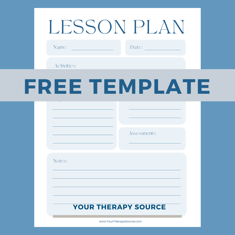 Lesson Plans For Special Education Your Therapy Source Lesson Plans For Special Education Your Therapy Source