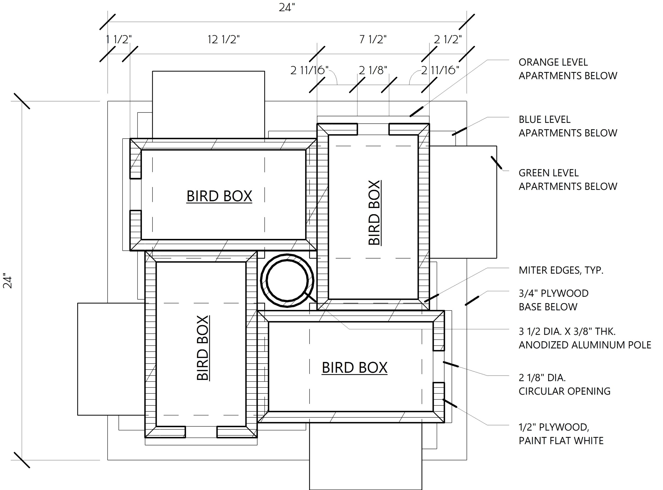 free printable purple martin house plans