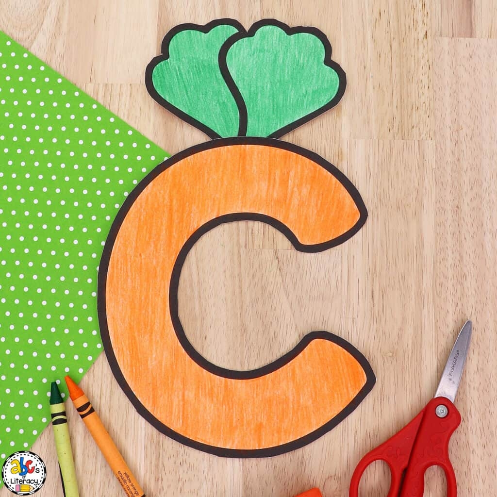 letter c printable template