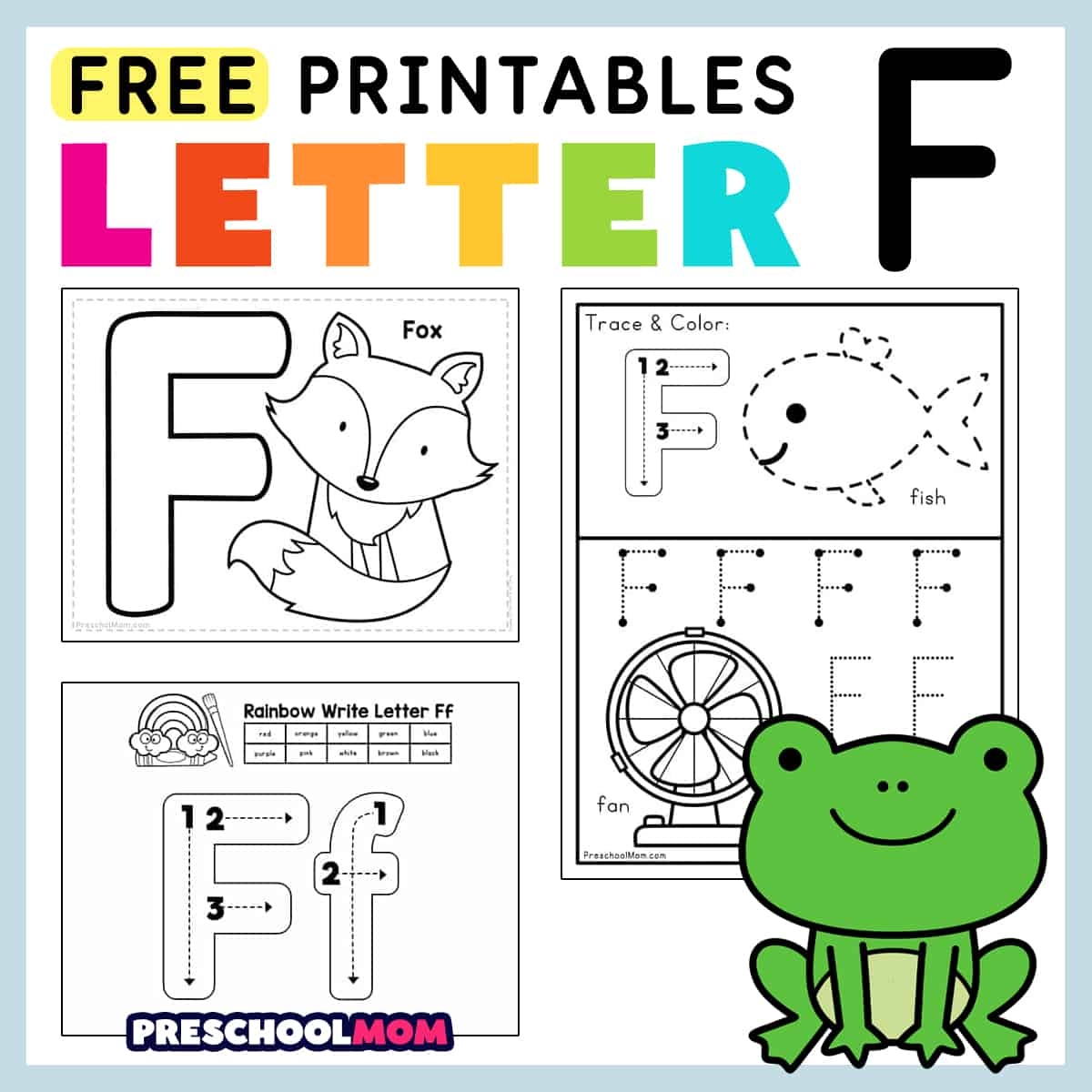 f letter craft printable
