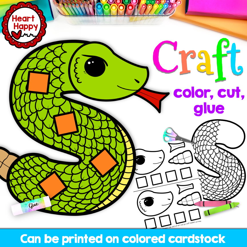 Letter S Craft Alphabet Craft Snake Craft Made By Teachers