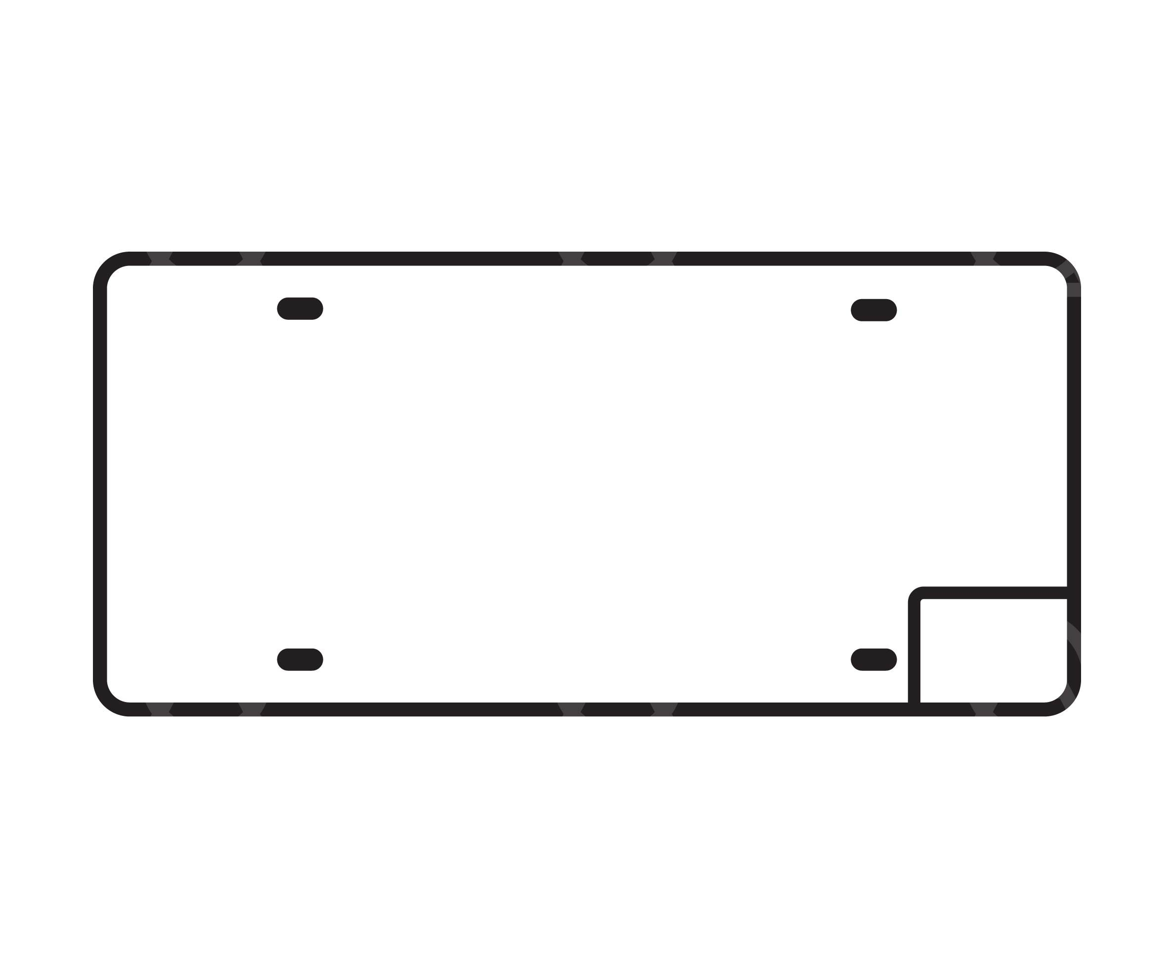 License Plate Svg License Plate Cut File Car License Plate Svg Blank License Plate Svg License Plate Frame Stencil Clipart Cricut 