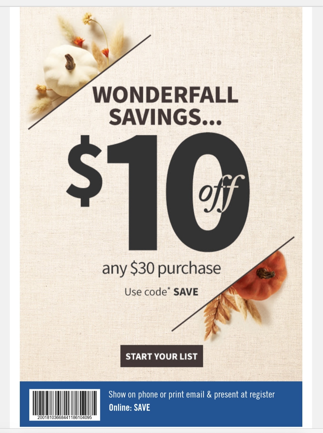 Life Inside The Page Bath U0026 Body Works Thursday s Sale 10 Off Of 30 Purchase Email Barcode Coupon
