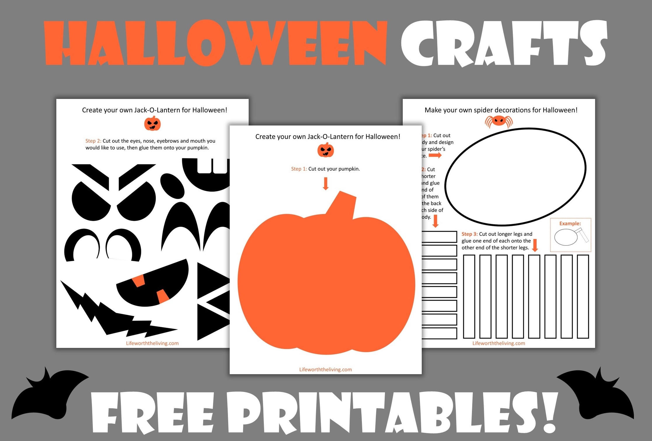 halloween crafts for kids free printable