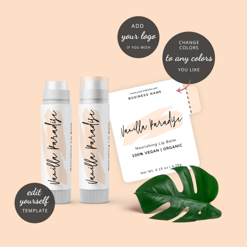 printable lip balm label template