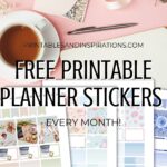 List Of Pretty Planner Stickers Free Printable Print And Cut 