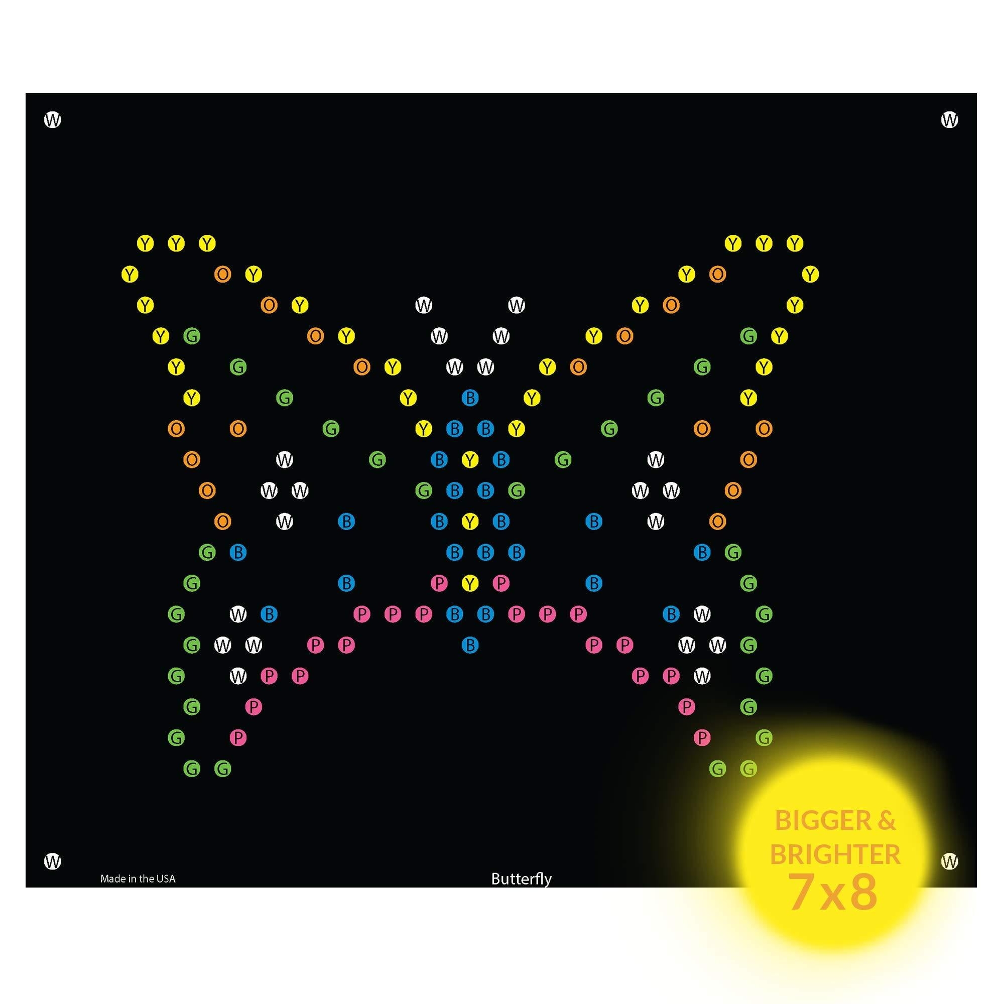Lite Brite Refills For Ultimate Classic Magic Screen Toy 7x8 Little Miss Princess Template 10 PK