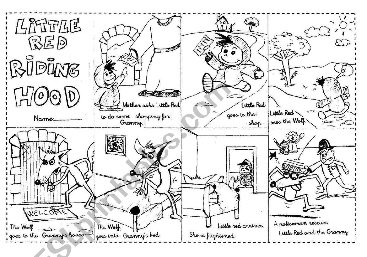 little red riding hood printables
