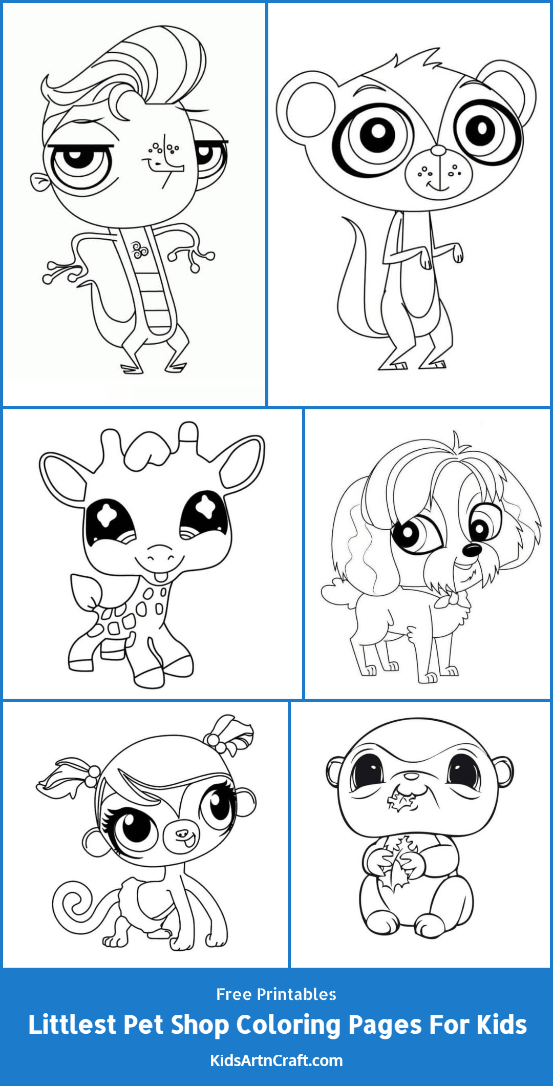 littlest pet shop coloring pages printable free