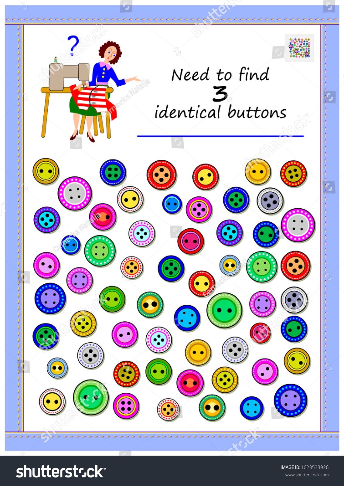 Logic Puzzle Game Children Adults Need Stock Vector Royalty Free 
