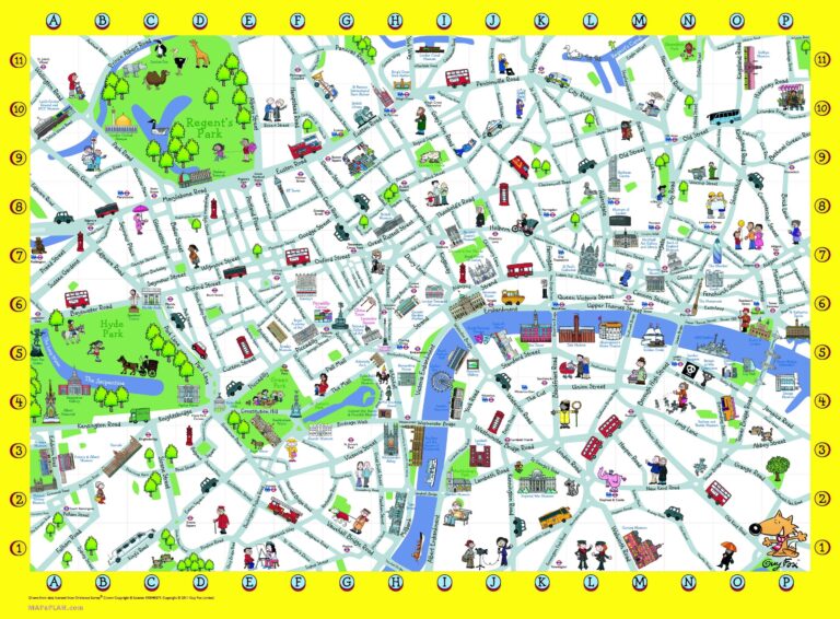 London Maps Top Tourist Attractions Free Printable City Worksheets Library