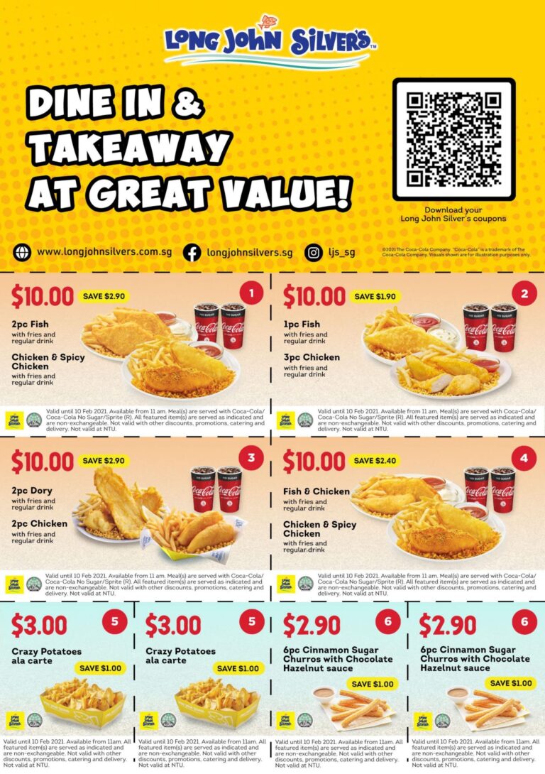 Long John Silver s Releases New E coupon Promotion Including Buddy Meals At S 10 Mustvisit sg