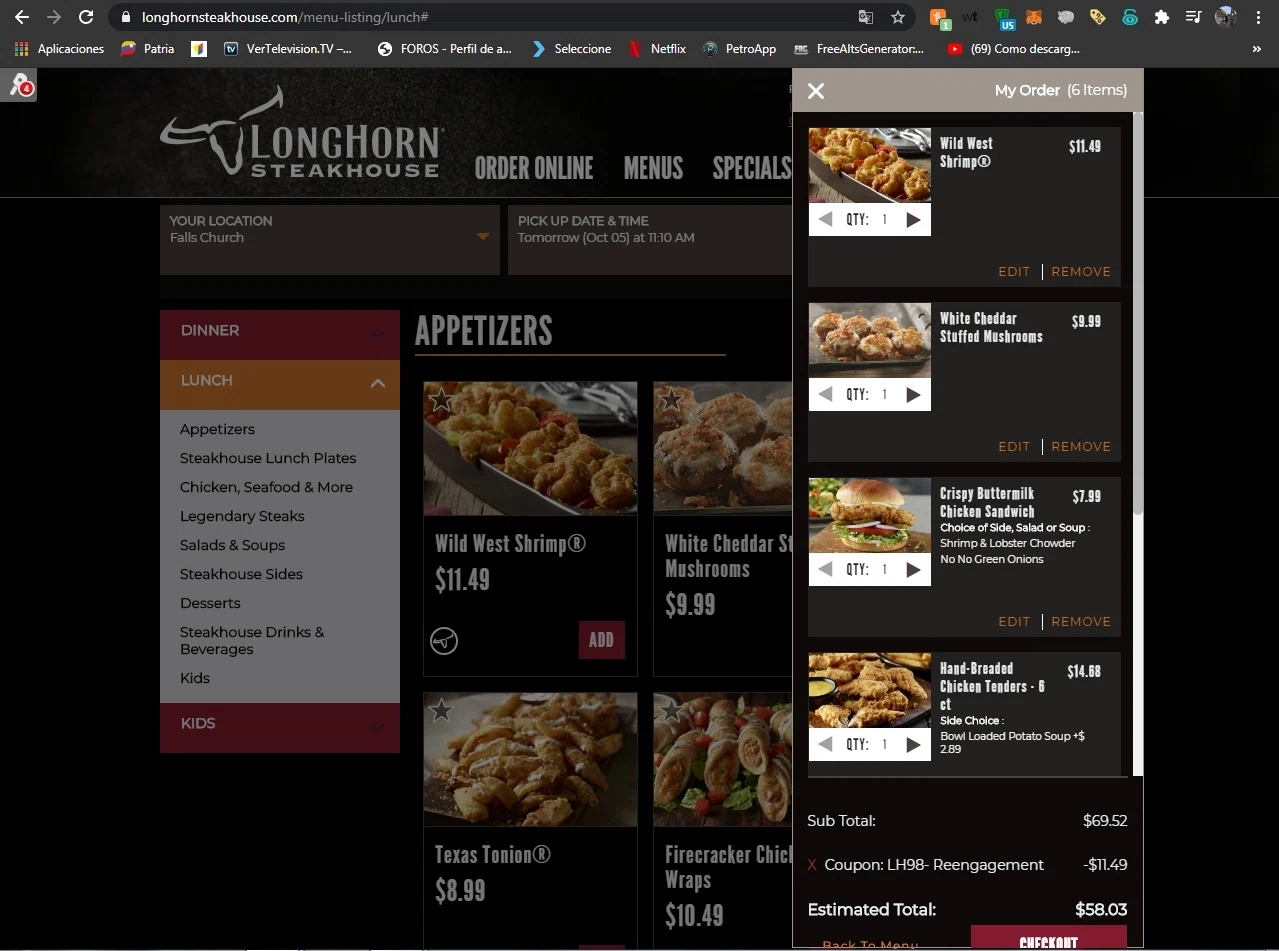LongHorn Steakhouse Coupon Codes 15 Off Coupons Aug 2025