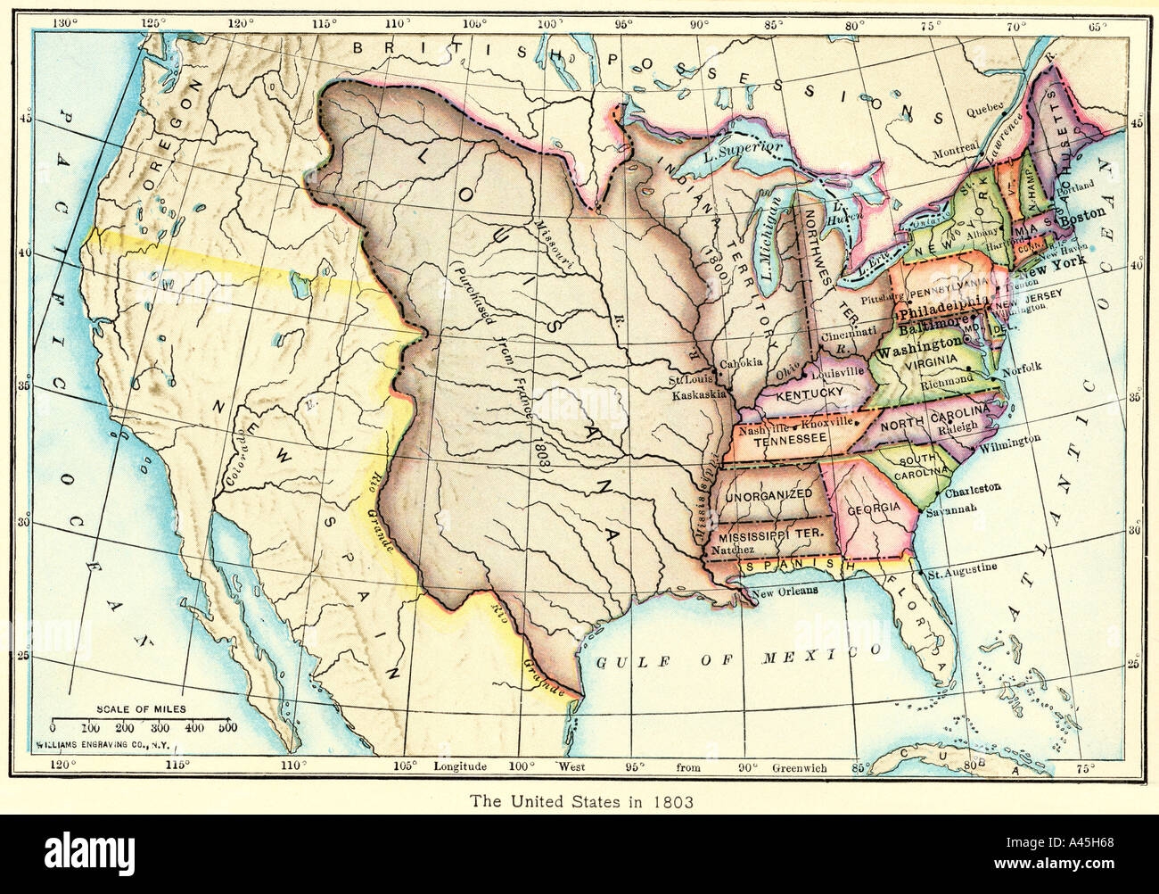 Louisiana Purchase Map Hi res Stock Photography And Images Alamy Louisiana Purchase Map Hi res Stock Photography And Images Alamy