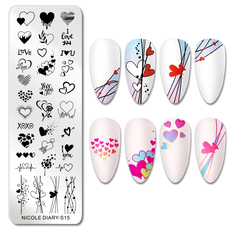 printable nail art templates
