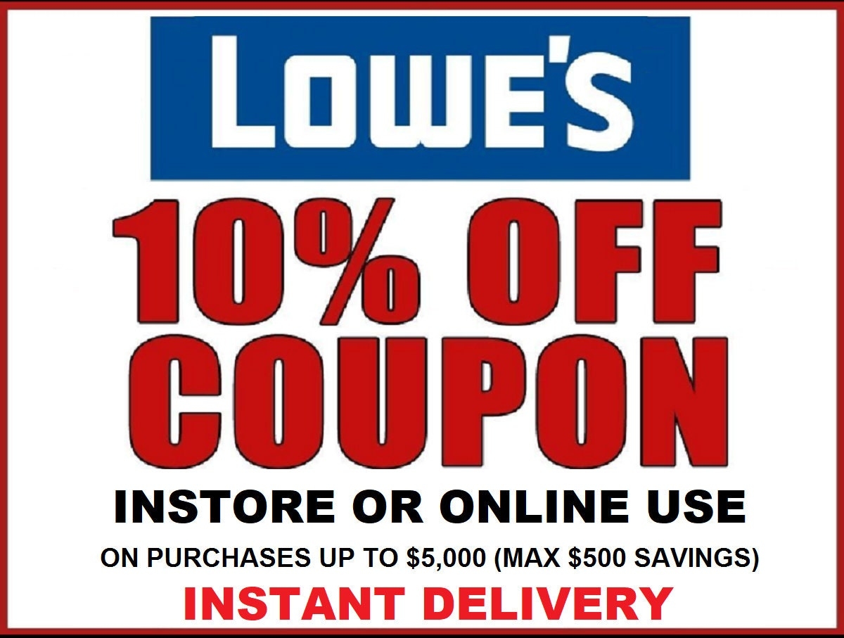 free lowes coupons printable 2019
