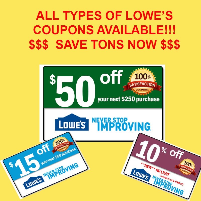 Lowes COUPONS lowes coupons4u X Worksheets Library