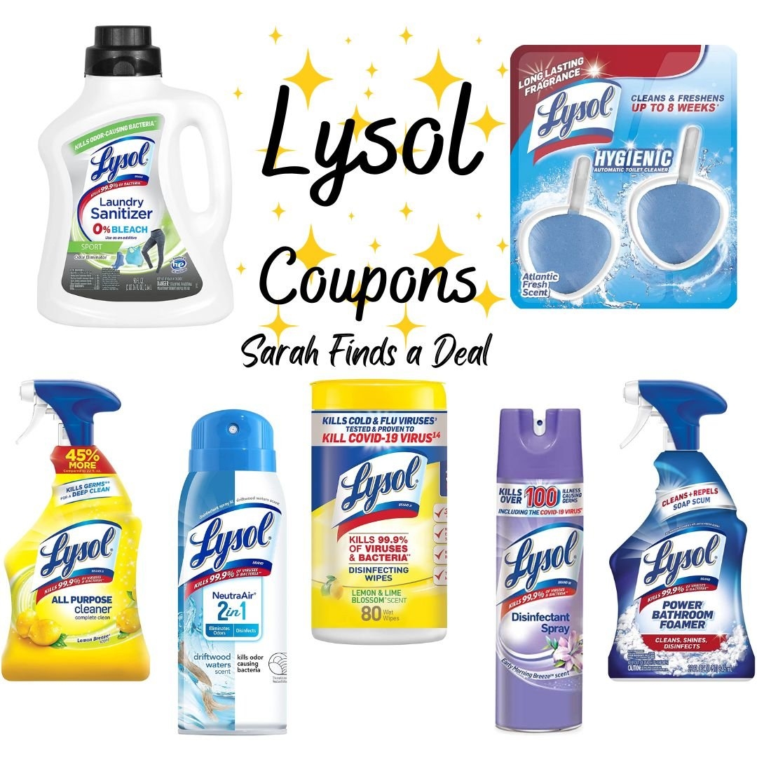 Lysol Products With Coupons Sarah Finds A Deal Lysol Products With Coupons Sarah Finds A Deal