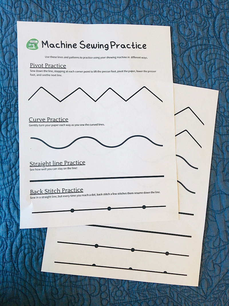 Machine Sewing Practice Sheets For Beginners Free PDF Machine Sewing Practice Sheets For Beginners Free PDF