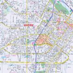 Macon U0026 Warner Robins GA Wall Map By Kappa The Map Shop