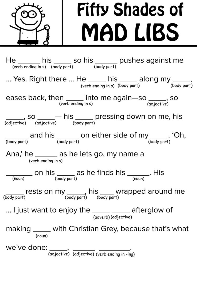 Mad Libs For Adults Funny Mad Libs Mad Libs