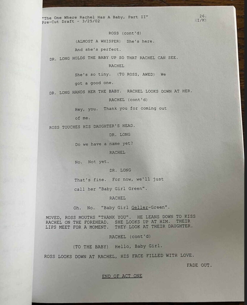 Made In Chelsea s Ollie Locke To Part With Iconic Friends Script To Honour Matthew Perry Hansons Auctioneers