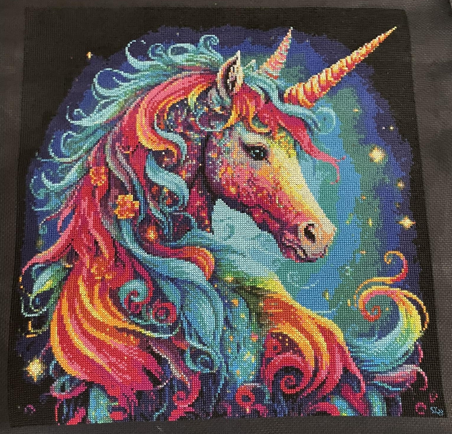 Magical Rainbow Unicorn Cross stitch Pattern PDF Instant Download For Unicorn Lovers Etsy